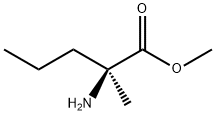 L-Norvaline, 2-methyl-, methyl ester (9CI) Struktur