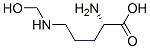 L-Ornithine, N5-(hydroxymethyl)- (9CI) Struktur