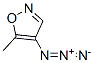 Isoxazole, 4-azido-5-methyl- (9CI) Struktur