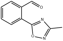 2-(3-methyl-1,2,4-oxadiazol-5-yl)benzaldehyde Struktur