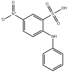 2-anilino-5-nitrobenzenesulphonic acid  Struktur