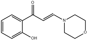 (E)-1-(2-hydroxyphenyl)-3-Morpholinoprop-2-en-1-one Struktur