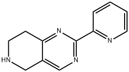 PYRIDO[4,3-D]PYRIMIDINE, 5,6,7,8-TETRAHYDRO-2-(2-PYRIDINYL)- Struktur