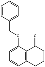 8-(benzyloxy)-3,4-dihydronaphthalen-1(2H)-one Struktur