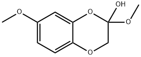 1,4-Benzodioxin-2-ol,  2,3-dihydro-2,7-dimethoxy- Struktur