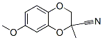 1,4-Benzodioxin-2-carbonitrile,  2,3-dihydro-7-methoxy-2-methyl- Struktur