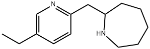 2-[(5-ETHYL-2-PYRIDINYL)METHYL]HEXAHYDRO-1H-AZEPINE Struktur