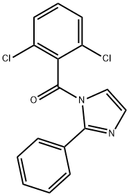 1-(2,6-dichlorobenzoyl)-2-phenyl-1H-imidazole Struktur