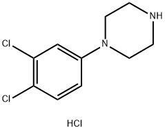 1-(3,4-dichlorophenyl)piperazine hydrochloride Struktur