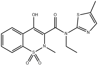 Amido Ethyl Meloxicam (Meloxicam Impurity) Struktur