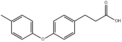 3-(4-(P-TOLYLOXY)PHENYL)PROPANOIC ACID Struktur