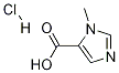 1H-IMidazole-5-carboxylic acid, 1-Methyl-, Monohydrochloride Struktur