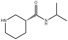 (3R)-N-(1-METHYLETHYL)-3-PIPERIDINECARBOXAMIDE Struktur