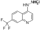 4-HYDRAZINO-7-TRIFLUOROMETHYLQUINOLINE HYDROCHLORIDE Struktur