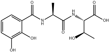 (2,3-dihydroxybenzoyl)-L-alanyl-L-threonine Struktur