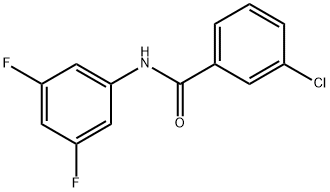 2-Chloro-N-(3,5-difluorophenyl)benzaMide, 97% Struktur