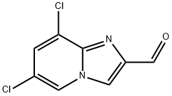 6,8-DICHLORO-IMIDAZO[1,2-A]PYRIDINE-2-CARBALDEHYDE Struktur