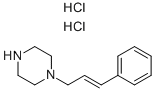 1-CINNAMYLPIPERAZINE DIHYDROCHLORIDE Struktur