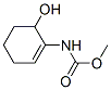 Carbamic  acid,  (6-hydroxy-1-cyclohexen-1-yl)-,  methyl  ester  (9CI) Struktur