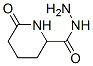 2-Piperidinecarboxylic  acid,  6-oxo-,  hydrazide Struktur