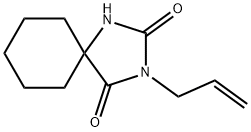 3-allyl-1,3-diazaspiro[4.5]decane-2,4-dione Struktur