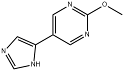 Pyrimidine,  5-(1H-imidazol-5-yl)-2-methoxy- Struktur