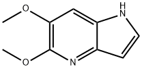 1H-Pyrrolo[3,2-b]pyridine, 5,6-diMethoxy- Struktur