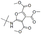 2,3,4-Furantricarboxylic  acid,  5-[(1,1-dimethylethyl)amino]-,  trimethyl  ester  (9CI) Struktur