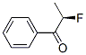 1-Propanone, 2-fluoro-1-phenyl-, (2R)- (9CI) Struktur