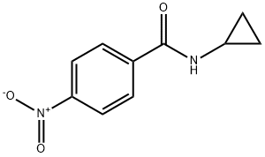 N-Cyclopropyl-4-nitrobenzamide Struktur