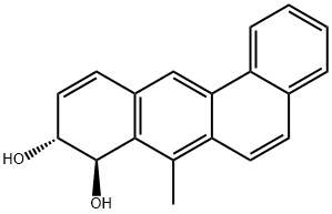 7-Methyl-8,9-dihydrobenzo[a]anthracene-8β,9α-diol Struktur