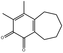 1H-Benzocycloheptene-1,2(5H)-dione, 6,7,8,9-tetrahydro-3,4-dimethyl- (9CI) Struktur