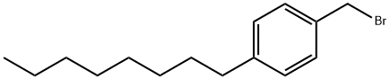 p-(n-octyl)benzyl broMide Struktur