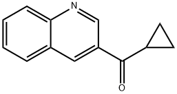 cyclopropyl(3-quinolinyl)methanone Struktur