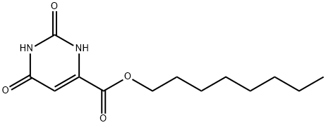 octyl 1,2,3,6-tetrahydro-2,6-dioxopyrimidine-4-carboxylate Struktur