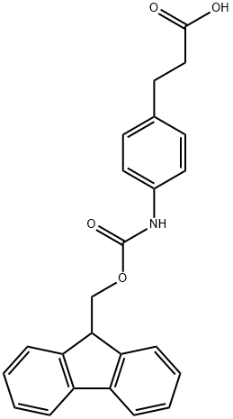 3-(FMOC-4-AMINOPHENYL)-PROPIONIC ACID Struktur