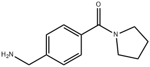 (4-AMINOMETHYL-PHENYL)-PYRROLIDIN-1-YL-METHANONE Struktur