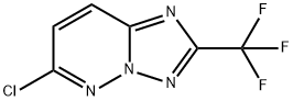 6-CHLORO-2-(TRIFLUOROMETHYL)- [1,2,4]TRIAZOLO[1,5-B]PYRIDAZINE Struktur