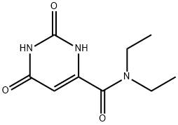 4-PyriMidinecarboxaMide, N,N-diethyl-1,2,3,6-tetrahydro-2,6-dioxo- Struktur