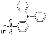 Benzenesulfonic acid,3-(diphenylphosphino)-,lithium salt Struktur