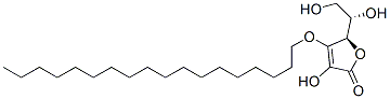 3-O-Octadecyl-D-ascorbic acid Struktur