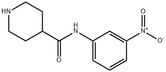 PIPERIDINE-4-CARBOXYLIC ACID (3-NITRO-PHENYL)-AMIDE Struktur