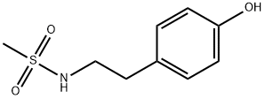 N-[2-(4-HYDROXYPHENYL)ETHYL]-METHANESULFONAMIDE Struktur