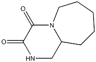 Pyrazino[1,2-a]azepine-3,4-dione, octahydro- (9CI) Struktur