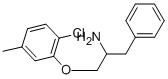 1-BENZYL-2-(2-CHLORO-5-METHYLPHENOXY)ETHYLAMINE Struktur