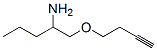 2-Pentanamine,  1-(3-butynyloxy)-  (9CI) Struktur