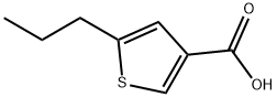 5-PROPYL-THIOPHENE-3-CARBOXYLIC ACID Struktur