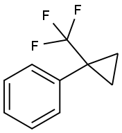 1-(TRIFLUOROMETHYLCYCLOPROPYL)BENZENE Struktur