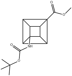 METHYL 4-(TERT-BUTYLCARBONYLAMINO)CUBANECARBOXYLATE Struktur