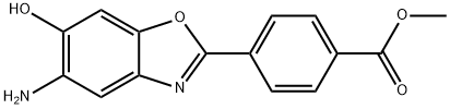 Methyl 4-(5'-amino-6'-hydroxylbenzoxazol-2-yl)benzate Struktur